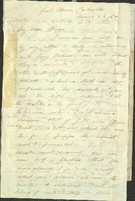 Letter from Joseph Dalton Hooker to Brian Houghton Hodgson