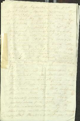 Loose pages from Joseph Dalton Hooker to Brian Houghton Hodgson