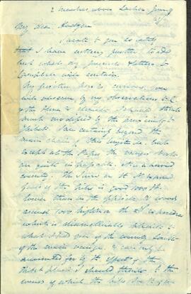 Letter from Joseph Dalton Hooker to Brian Houghton Hodgson